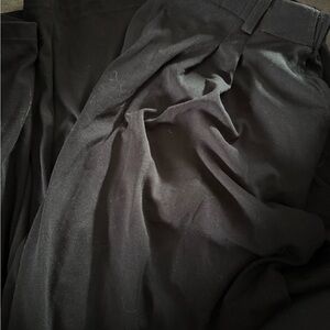 HALARA Black Elastic Waist Pants